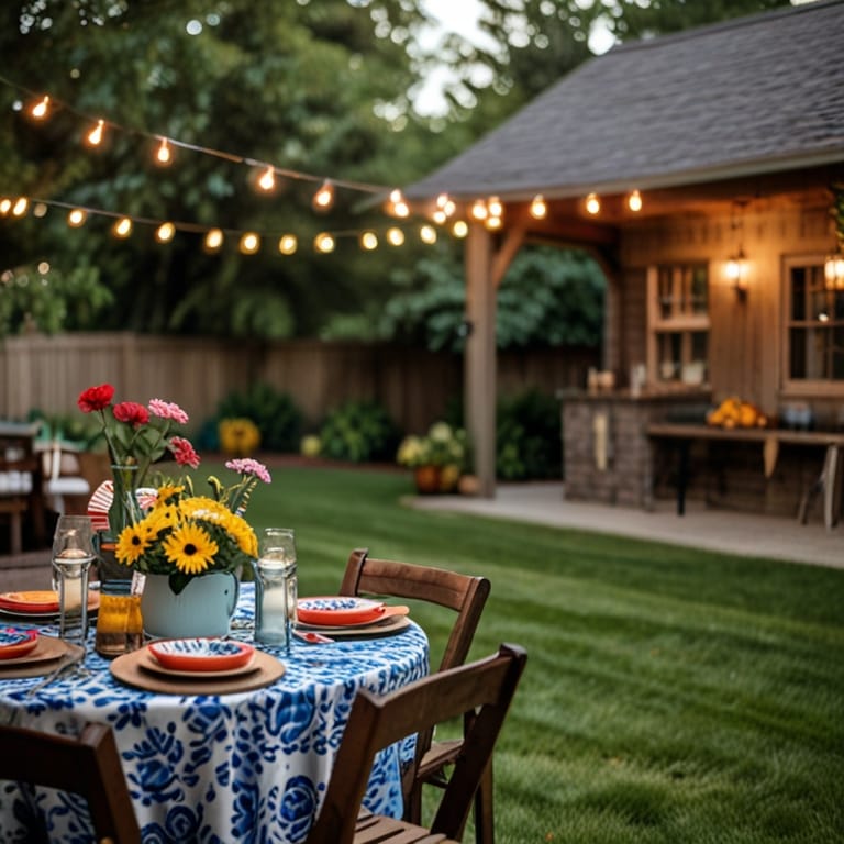 Backyard summer party ideas