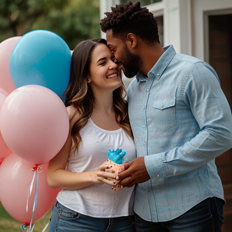 Simple gender reveal ideas at home
